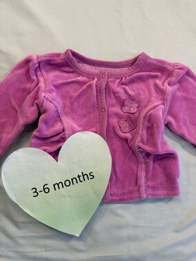 Mexx - Charming Pink Baby velour Cardigan